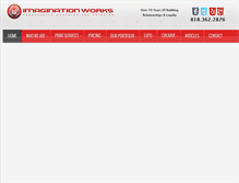 Tablet Screenshot of imaginationworks.org